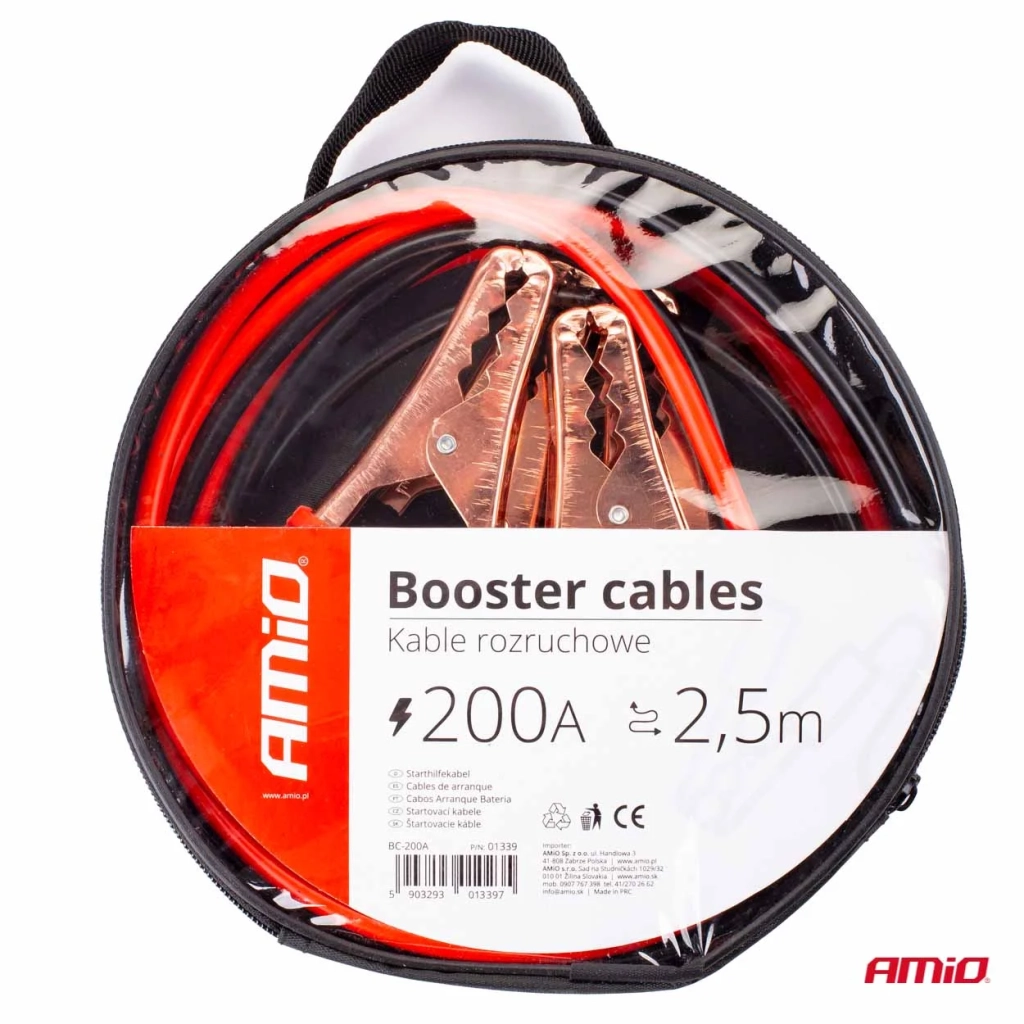 01339 Cabluri amplificatoare  200A-2,5 m