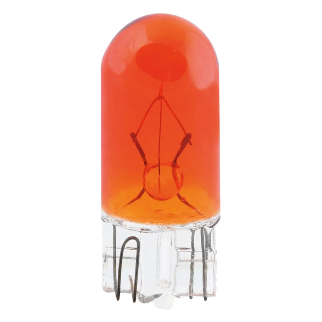 01481 Becuri halogen T10 WY5W W2.1x9.5d 12V AMBER, 10 buc.