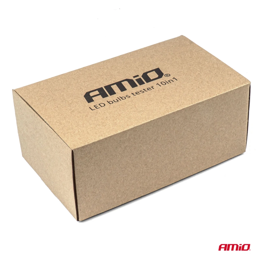 01517 Тестер светодиодных лампочек AMiO LED 10in1 T5 T10 FESTOON BA9S BA15S BAU15S BA15D BAY15D 7440 7443