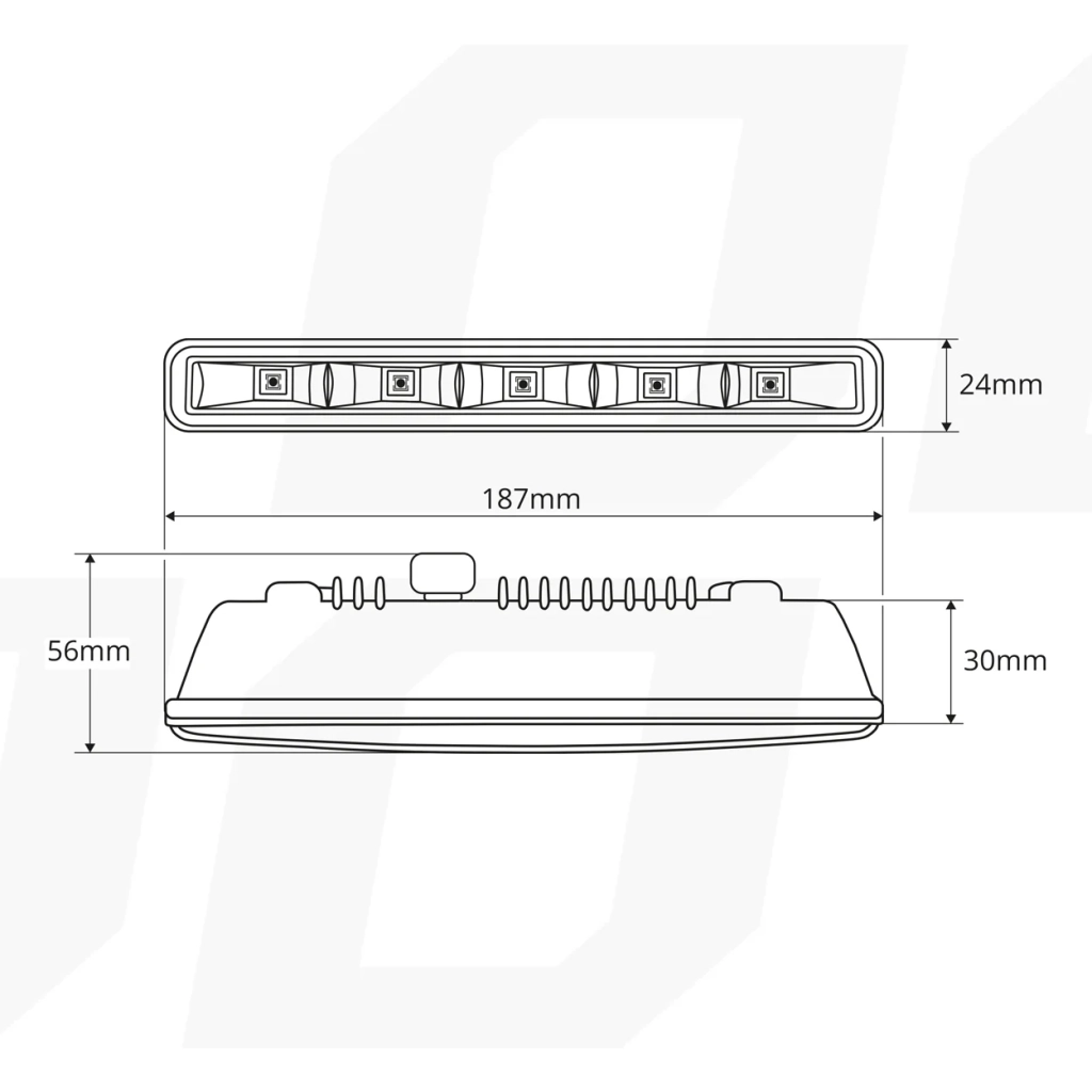 01520 Дневные ходовые огни LED DRL 501HP
