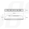 01520 Дневные ходовые огни LED DRL 501HP
