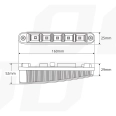 01522 Дневные ходовые огни LED DRL 506HP
