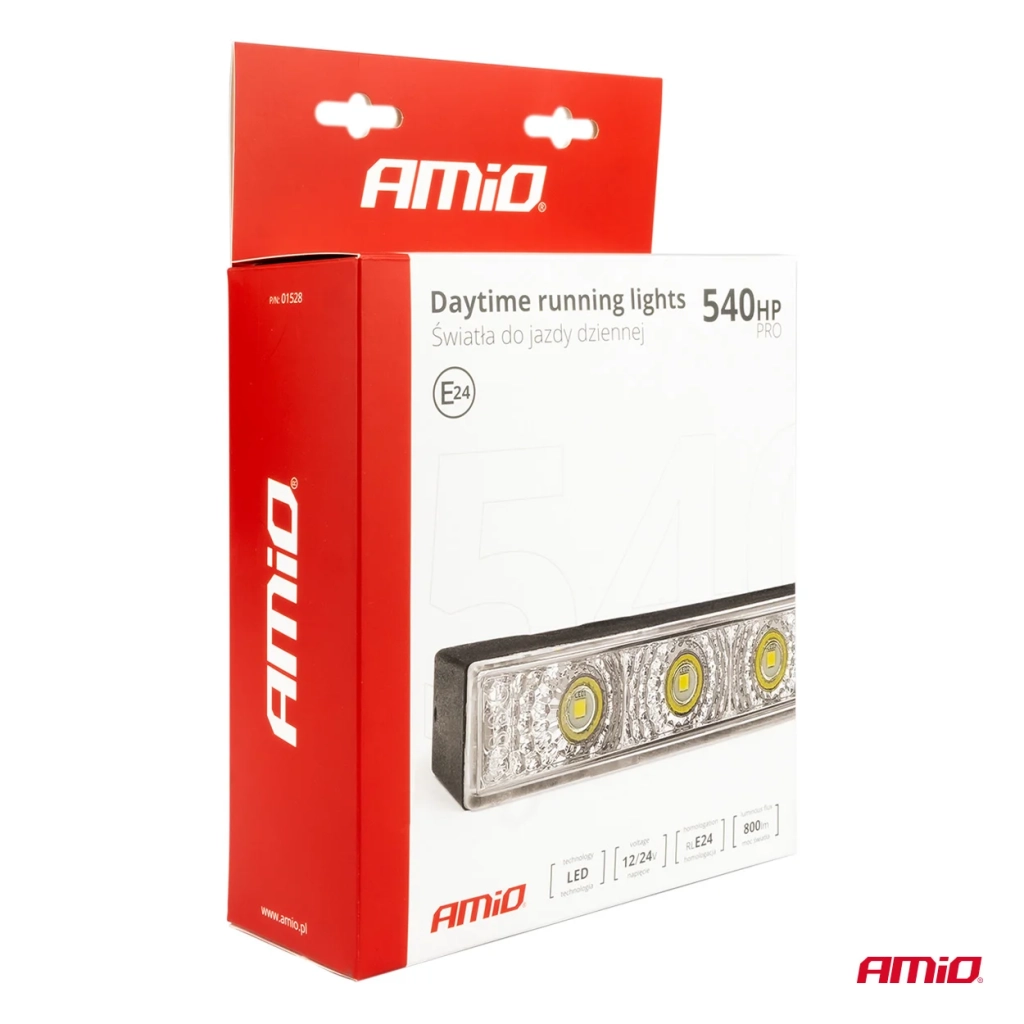 01528 Bec cu lumina rece de zi LED DRL 540HP