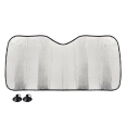 01531 Parasolar auto argintiu – Sun cover 130 x 60 cm, PE Bubble