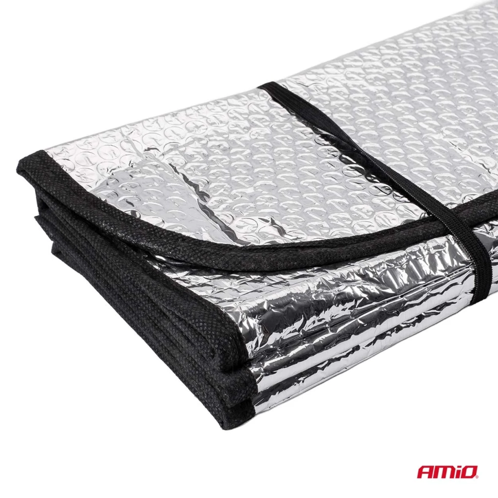 01532 Автомобильный солнцезащитный экран серебристый – Sun cover 145 × 70 см, PE Bubble