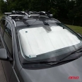 01532 Автомобильный солнцезащитный экран серебристый – Sun cover 145 × 70 см, PE Bubble