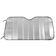 01532 Автомобильный солнцезащитный экран серебристый – Sun cover 145 × 70 см, PE Bubble