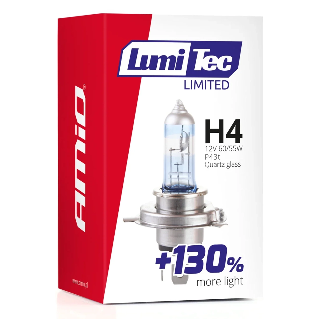 02132 Галогенная лампа H4 12V 60/55W LumiTec Limited +130%