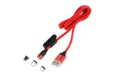 02522 Cablu combinat Lightning/USB C/micro USB cu port magnetic 1m UC-08