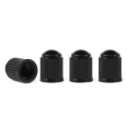 02623 Capace ventil plastic negre, 4 buc./Черные пластиковые колпачки для клапанов, 4 шт.