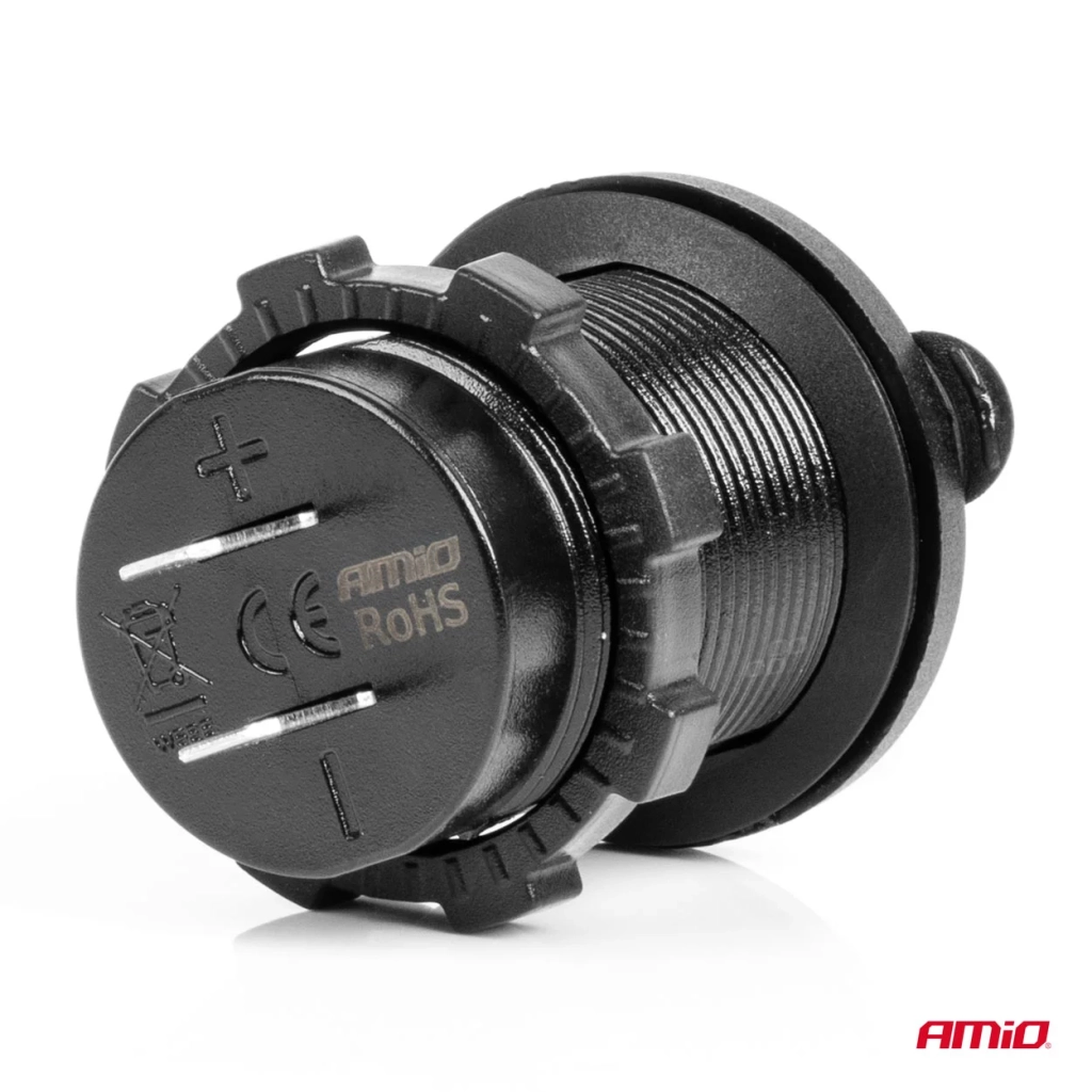 02854 Водонепроницаемое зарядное устройство 2x mufe USB 12V 24V MOD-04
