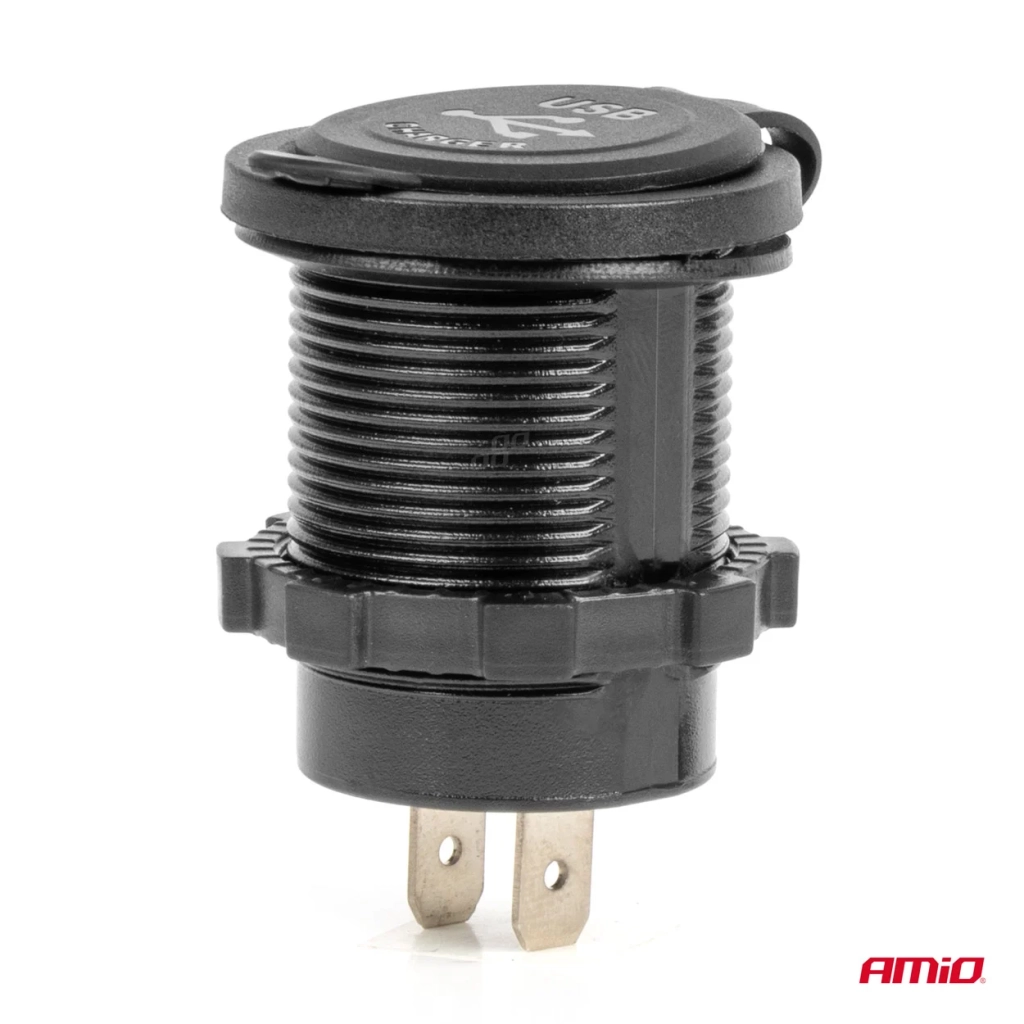 02854 Водонепроницаемое зарядное устройство 2x mufe USB 12V 24V MOD-04