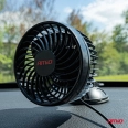 03003 Автомобильный вентилятор AMiO PRO простой, 6’, с присоской, 12 В, 2 скорости
