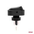 03088 Intrerupator eliptic cu lumina galbena 12/24V max 30A ON/OFF BU11