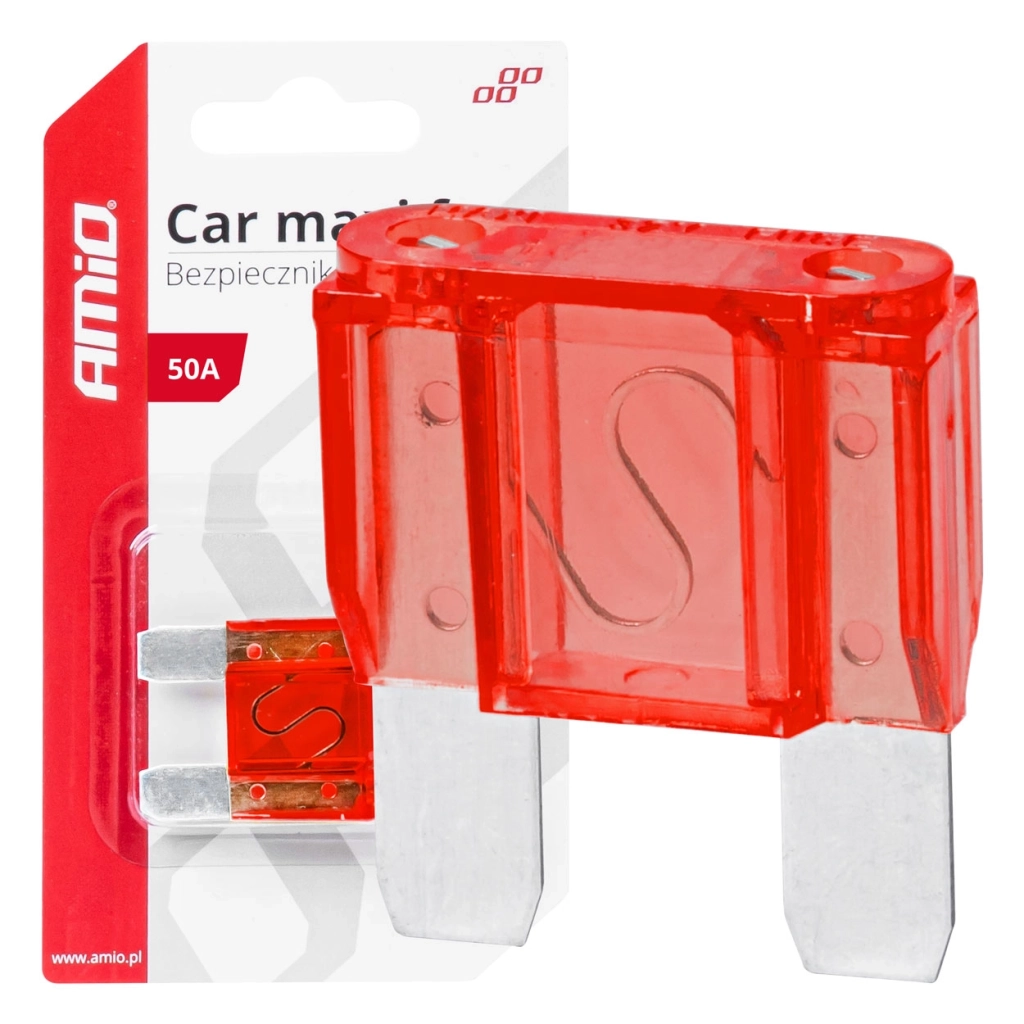 03384 Siguranta auto MAXI 1 buc 50A blister/Автомобильный предохранитель