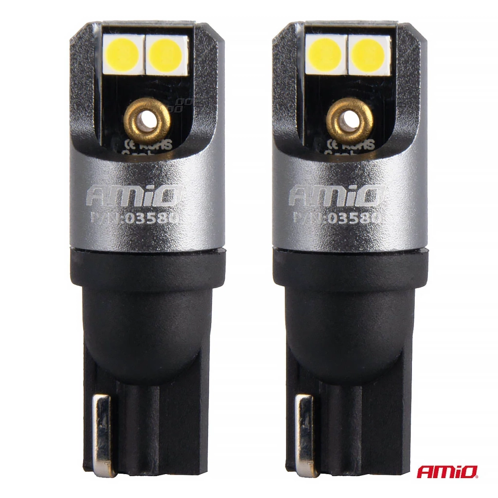 03580 Bec LED Canbus PRO series T10 W5W 4x3030 SMD White 12/24V FULL