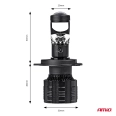 03667 Светодиодные лампы LED HEADLINGHTS PL CANBUS 60W 9-36V H4/H19 WITH LENS PROJECTOR