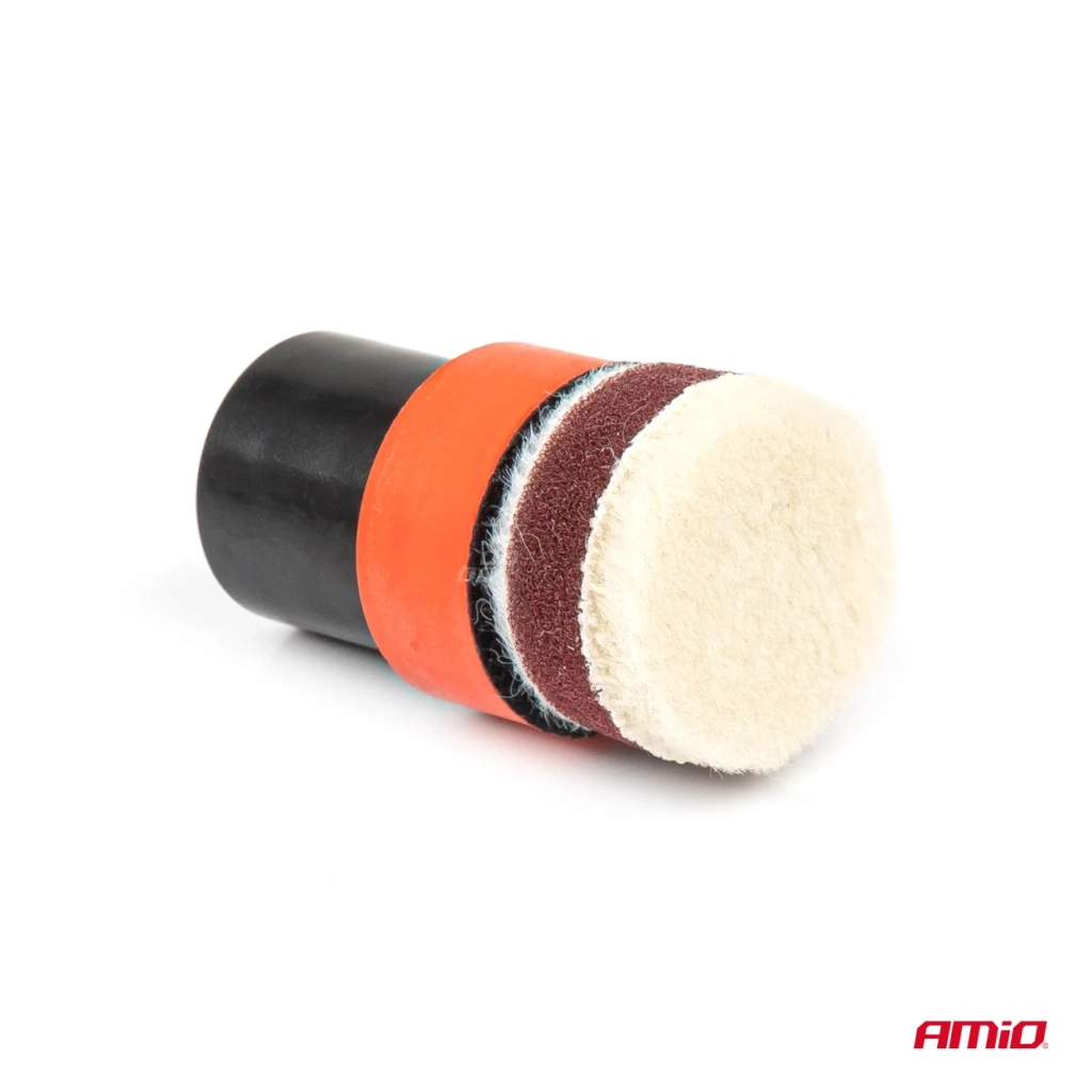 03701 Bureti,tampoane de lustruit,mini set pentru lustruirea pieselor 4 buc