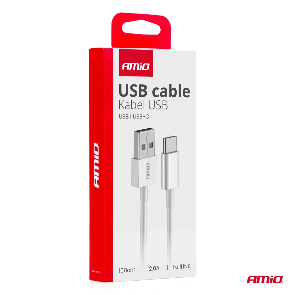 03893 Кабель USB-C 2A 100 см FullLINK