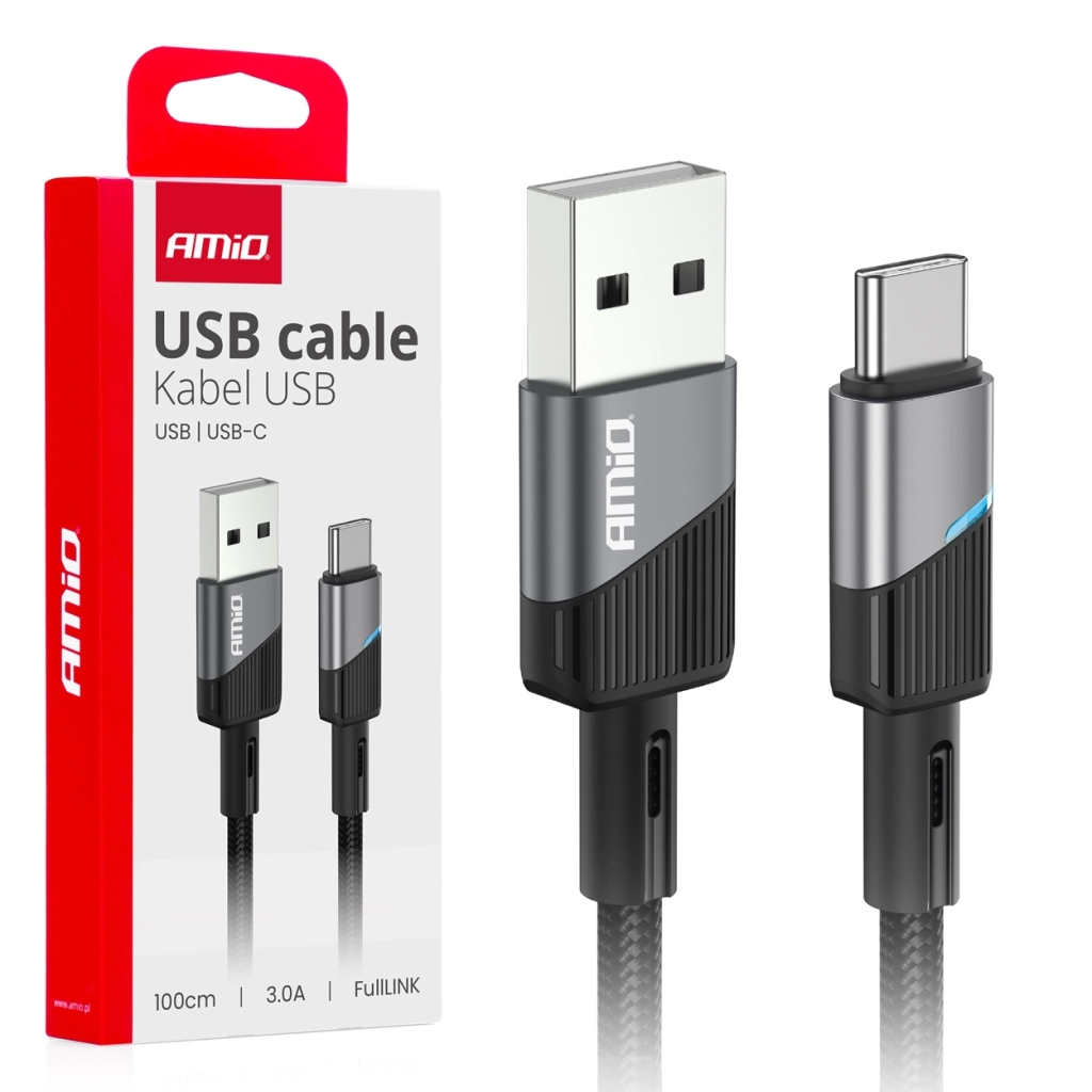 03923 Cablu USB la USB-C 3A 100cm FullLINK