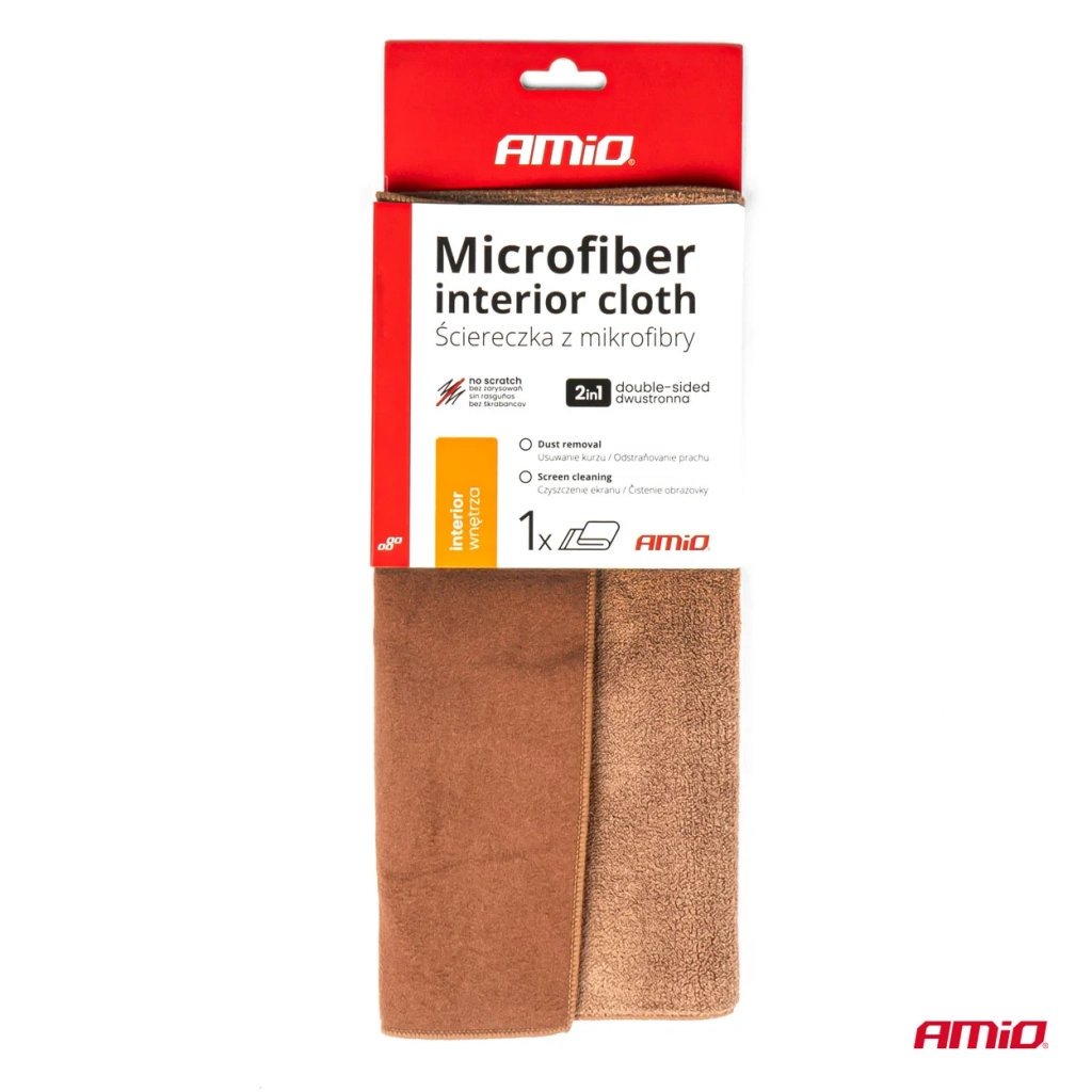 03982 Laveta din microfibra 2in1 p-u salon auto 30x 30 cm