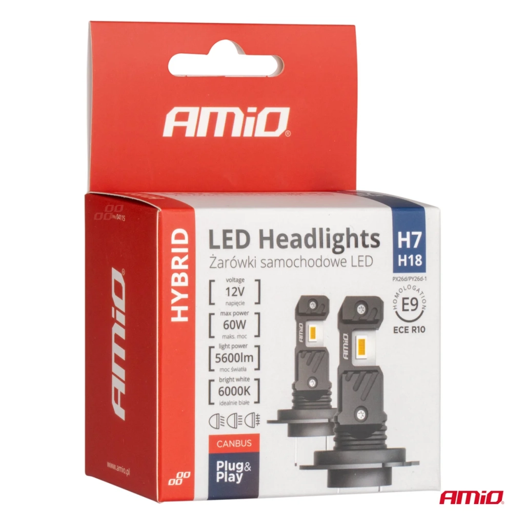 04115 Bec LED Hybrid Series H7 H18 6000K Canbus 60W