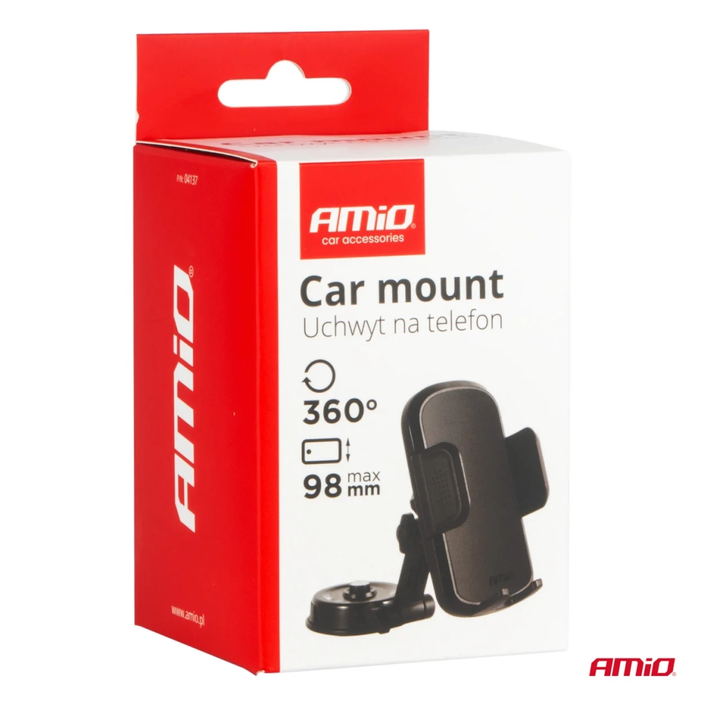 04137 Suport de telefon rotativ pentru bord la 360°