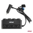 04175 Priza extensibila cvadrupla PD30W QC3.0 12/24V max 216W