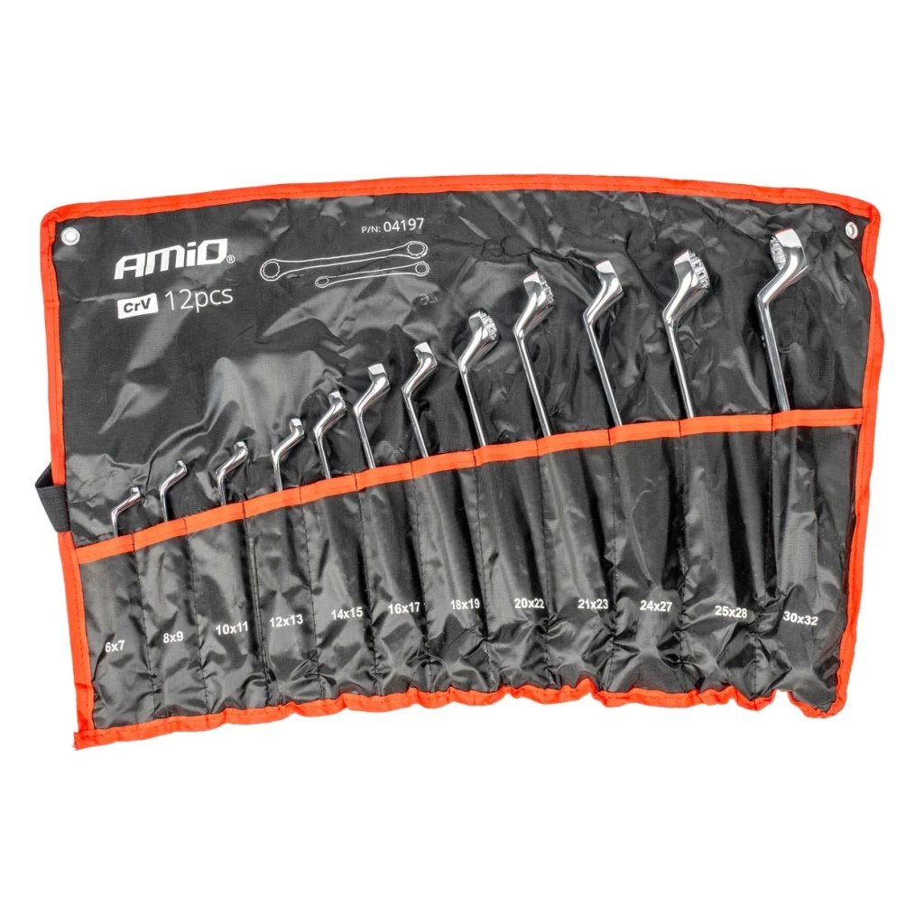 04197 Chei inelare codate, set de chei codate 6-32 mm, 12 buc