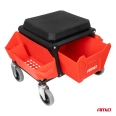 04268 Scaun de lucru cu rotile cu spatiu de depozitare pentru unelte de 150 kg