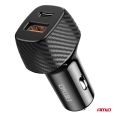 04282 Incarcator auto QC+PD 20 Вт USB-A+USB-C
