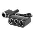 04360 Incarcator cu priza tripla extensibila 1x USB A 1x brichetă 12/24V 120W 80cm
