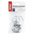 04583 Clema cu surub 5pcs. 20-32mm/9mm W2 metal