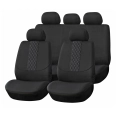 04602 Set universal de huse p-u scaune auto BLACK GAY Quilting  9pcs SC02