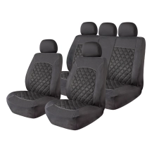 04611 Set universal de huse p-u scaune auto BLACK Quilting  9pcs SC11