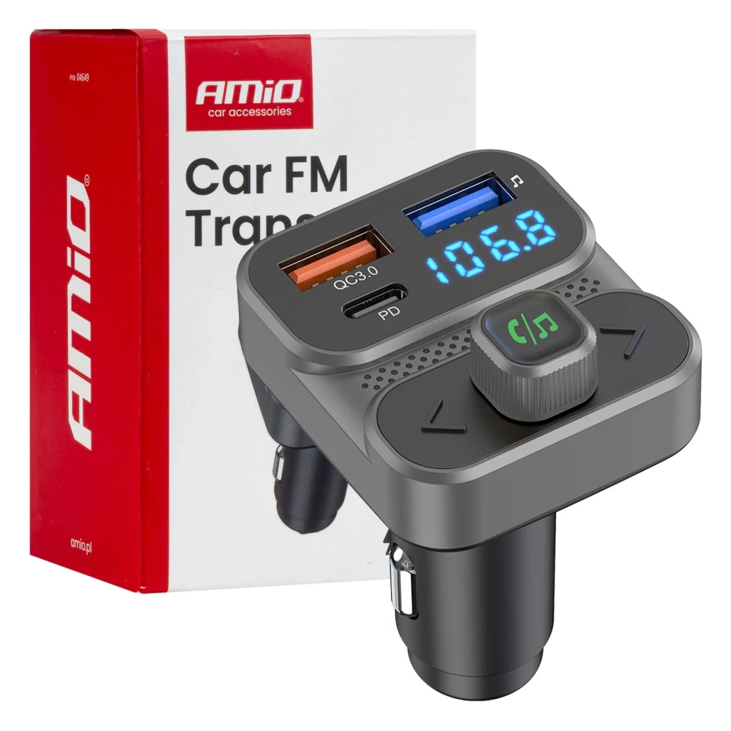 04649 Автомобильный FM-передатчик