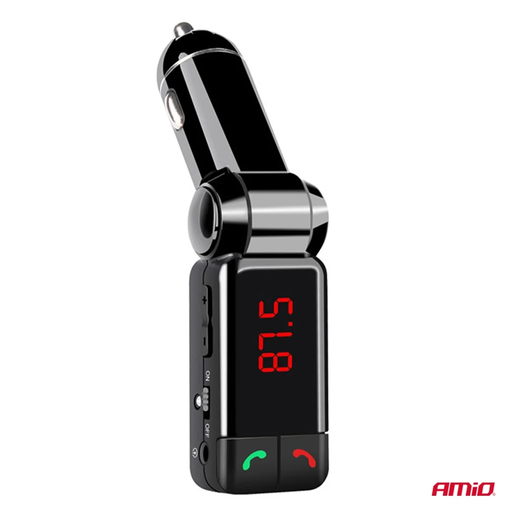 04650 Transmitator FM auto 2×USB-A 12V 24V
