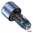 04655 Transmitator FM auto 1×USB-A 1×USB-C 12V 24V