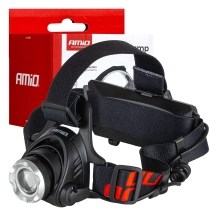 04664 Lanterna frontala cu acumulator T6 3600,Ah