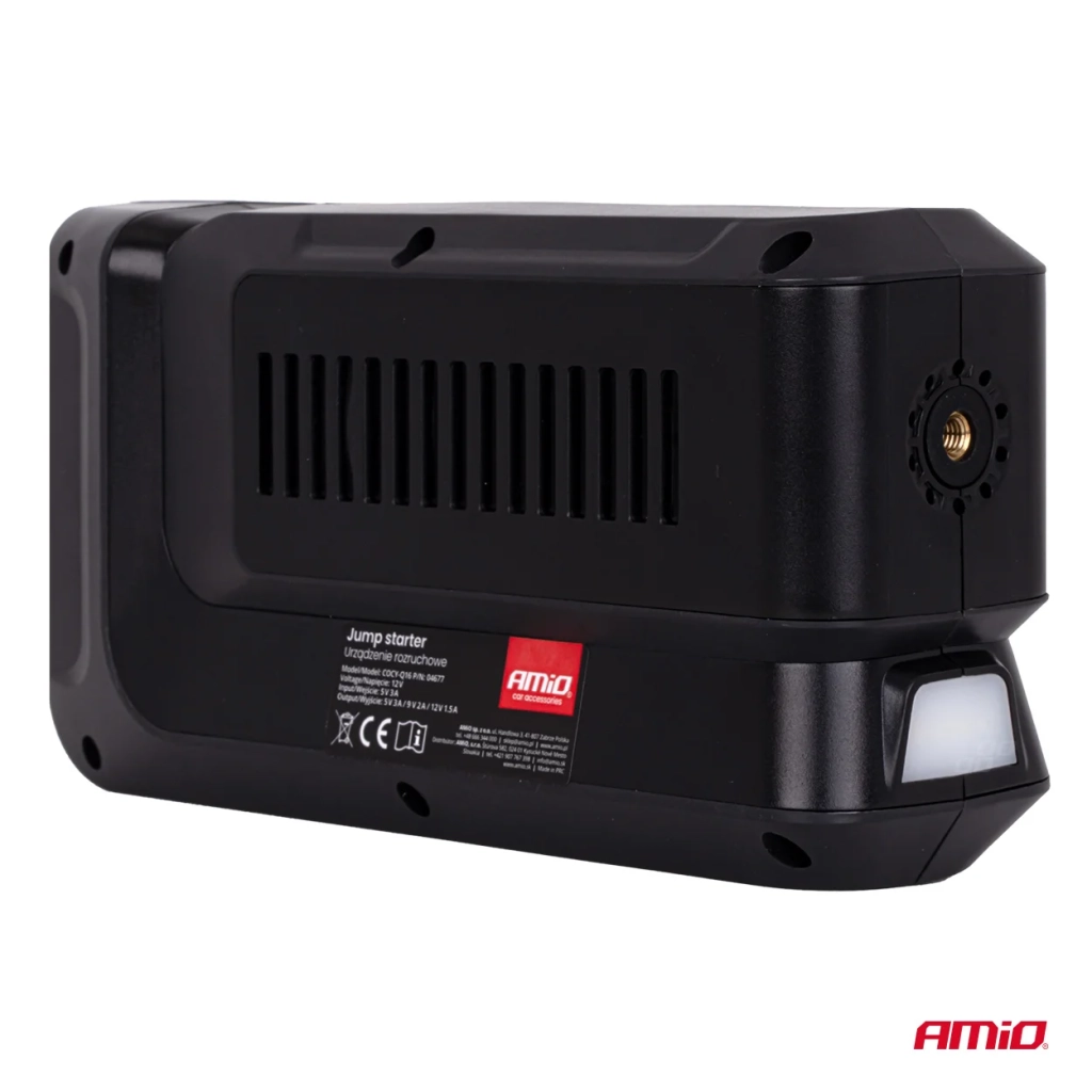 04677 Starter portabil 4 in 1/LED/Compresor de aer/Acumulator extern 12V 12Ah 1600A