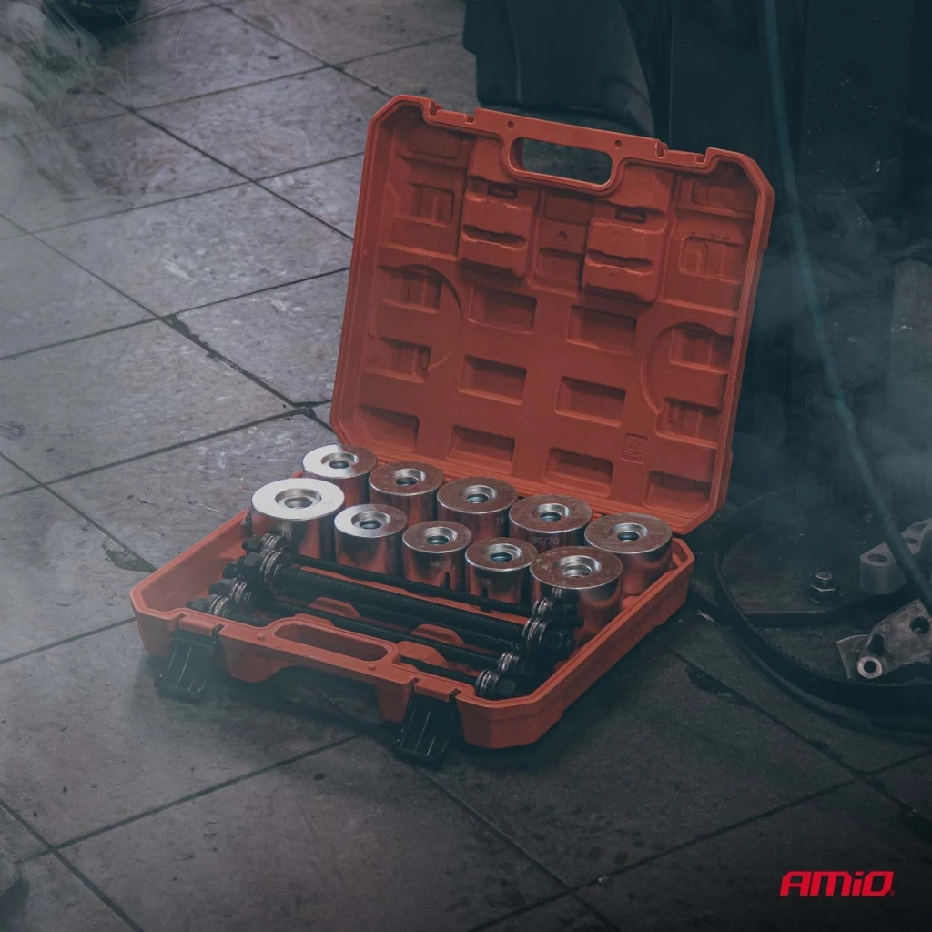 04773 Set unelte pentru demontarea bucșelor și rulmenților, 27 piese