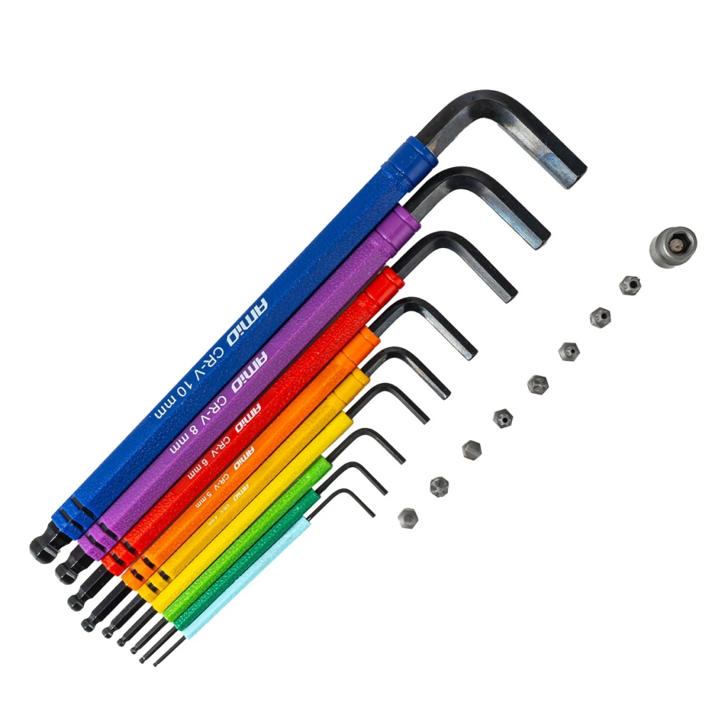 04787 Chei hexagonale Imbus cu bit set 18 buc CRV