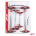 04827 Set de chei Torx cu mâner în cruce, 8 buc.