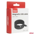 04840 Cablu USB magnetic USB-C – USB-C 60W 100cm
