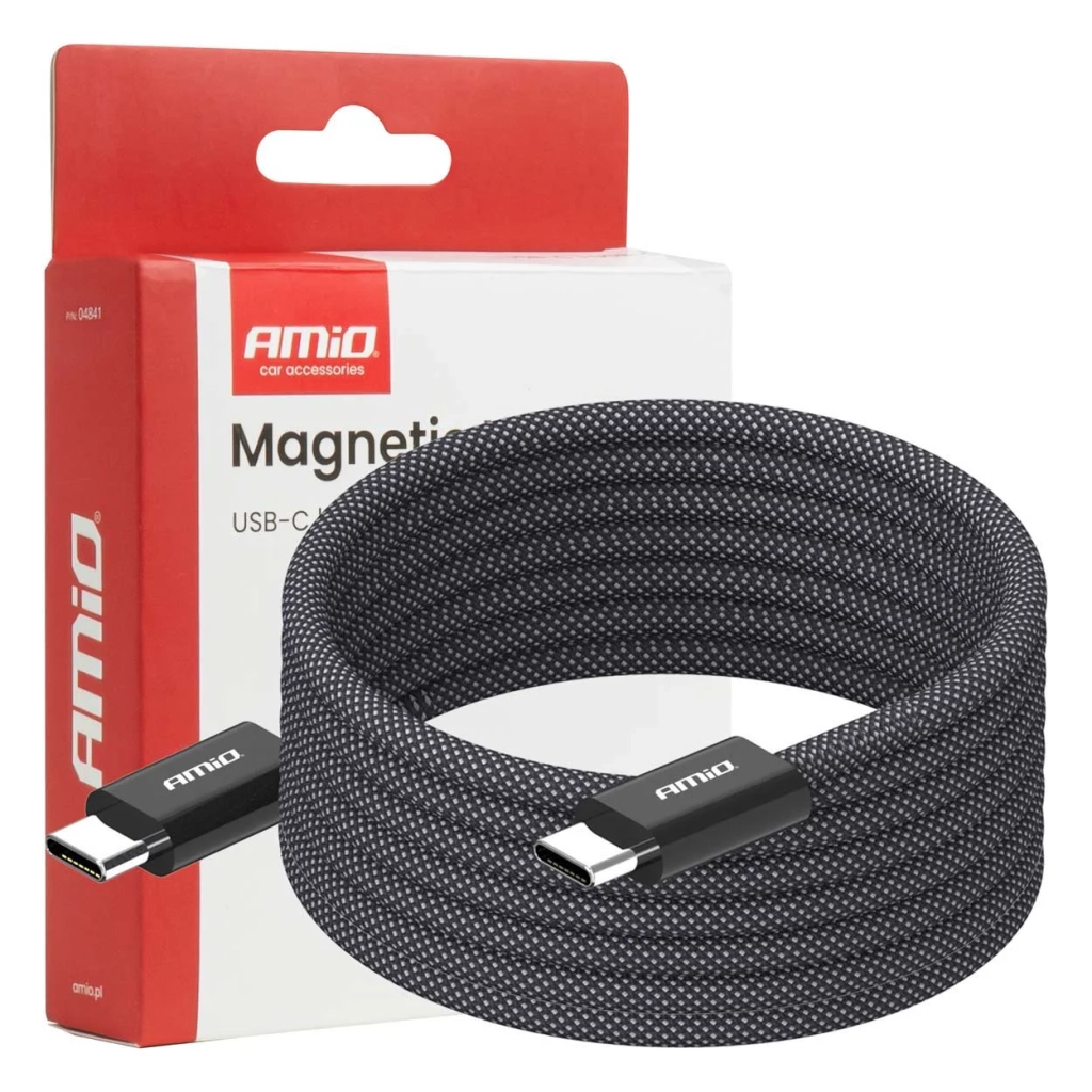 04841 Магнитный USB-кабель USB-C – USB-C 60W 200cm