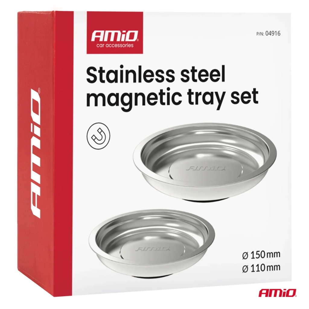 04916 Set de boluri magnetice din oțel inoxidabil 110 mm 150 mm