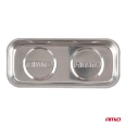 04917 Bol magnetic din oțel inoxidabil 150x65x27mm