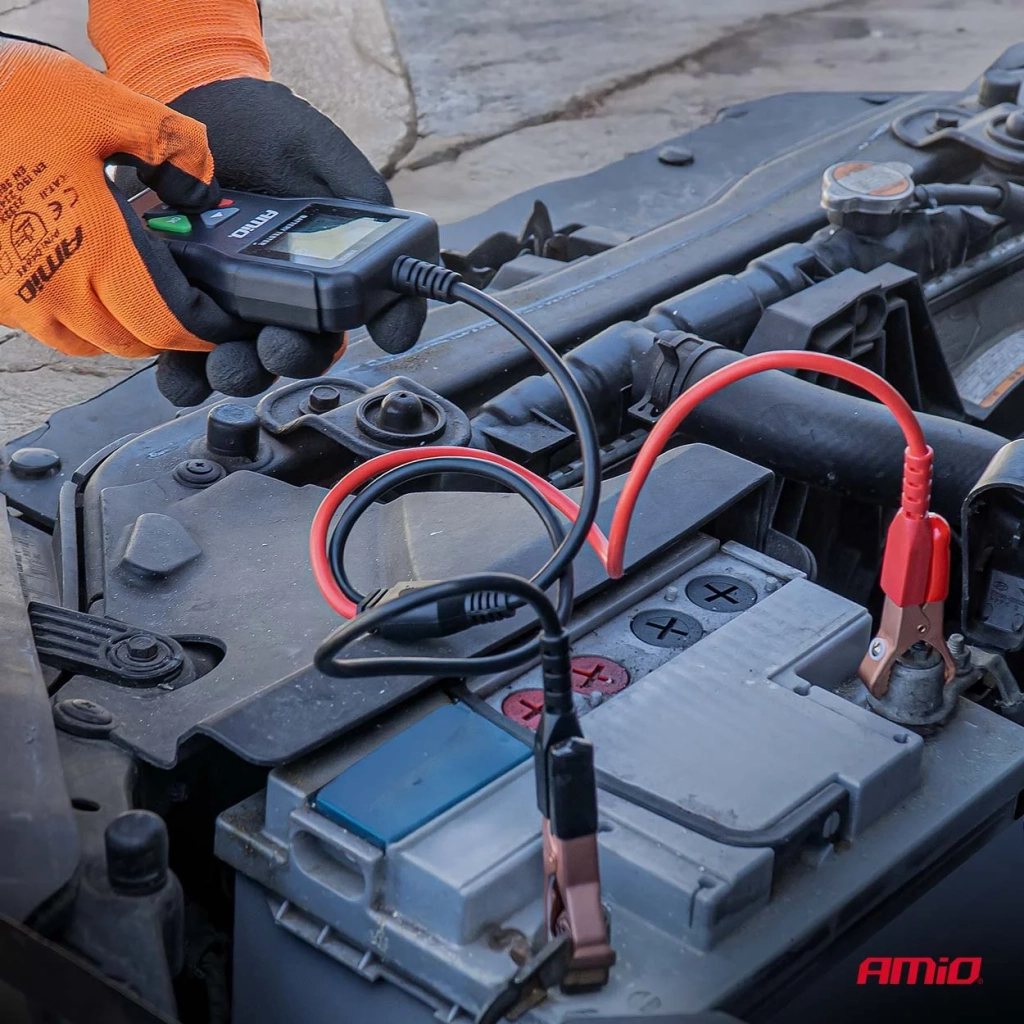 04920 Tester digital pentru baterii 2–220 Ah 6V 12V 24V