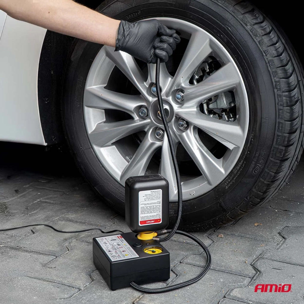04929 Комплект для ремонта шин с компрессором 19mm 12V
