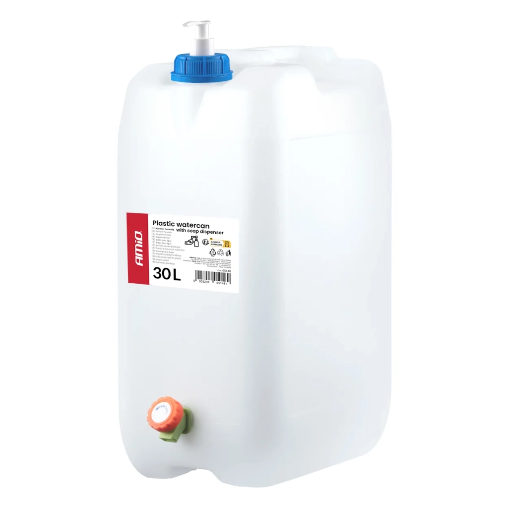 05148 Canistra de apa din plastic cu robinet si dozator 30 lit